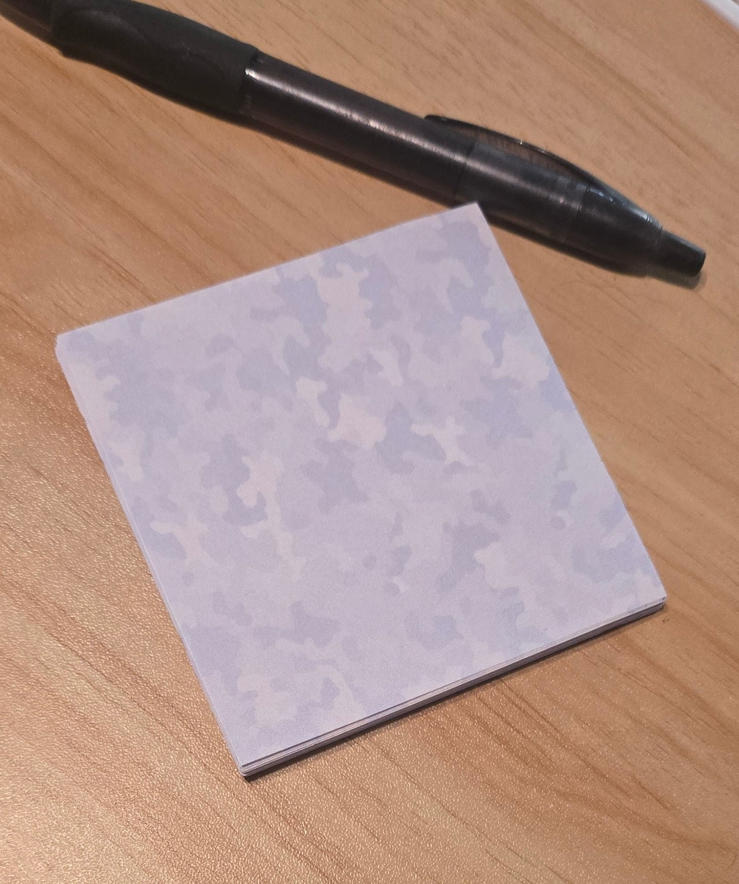 Handmade Camo Sticky Notes – 3.3” Camouflage Notepad for Military, Hunting, or Outdoor Enthusiasts